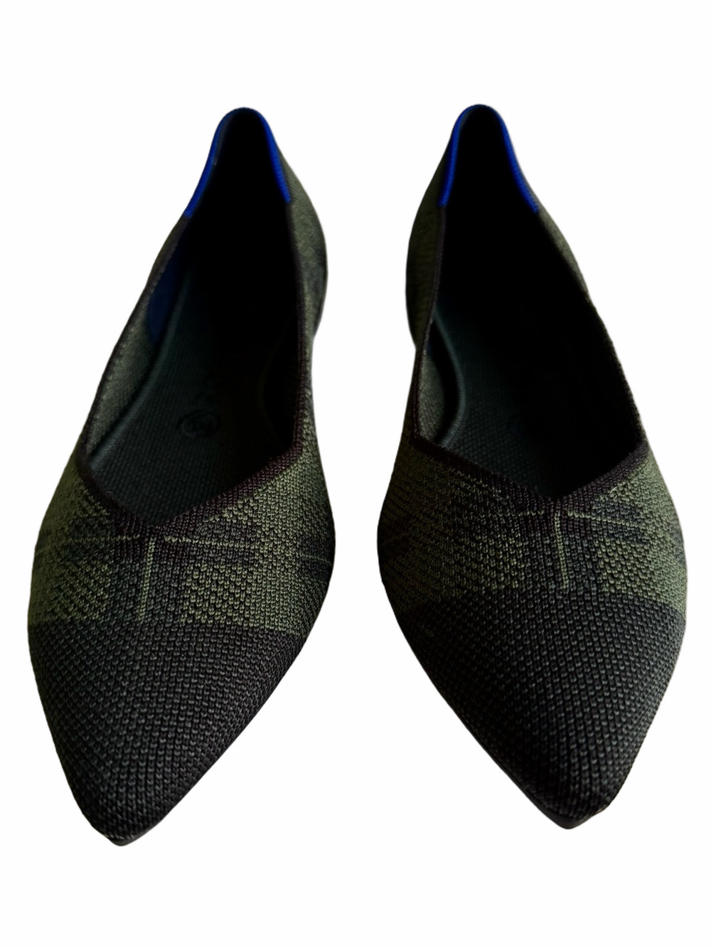 ROTHYS The Point Racer Green Check Plaid Tartan Slip Ons Retired Size 10 EUC - Picture 4 of 14